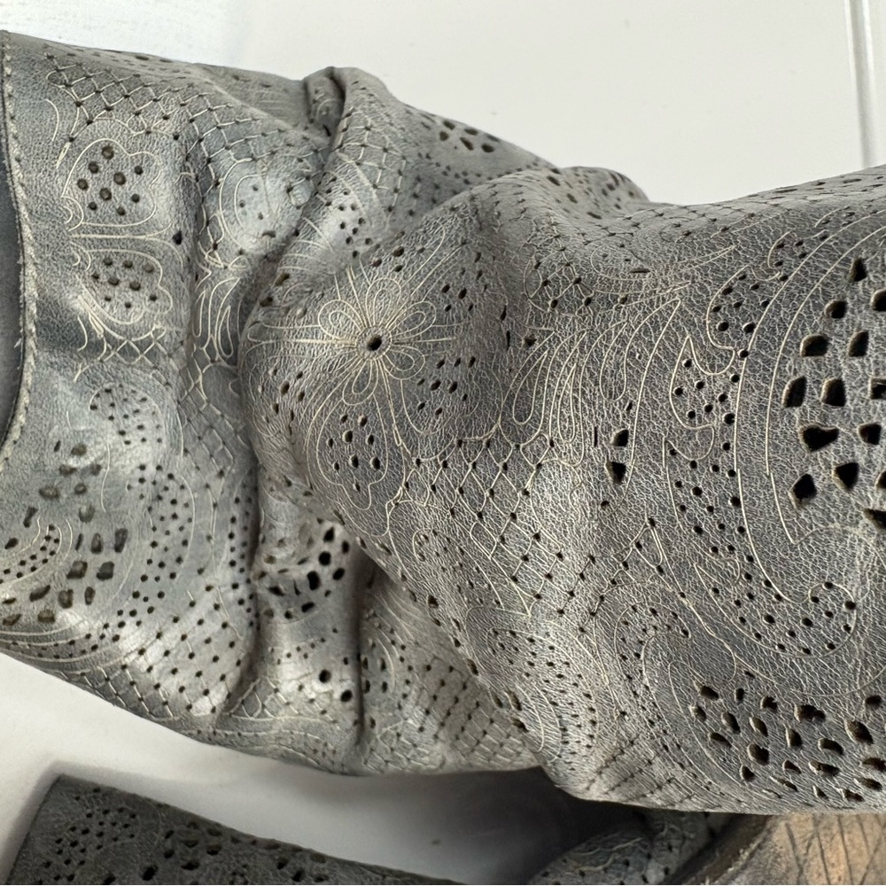 Juice Shoes Open Toe Block Heel Bootie 40 - Picture 11 of 11